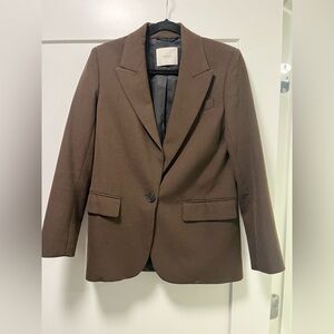 ARITZIA—Wilfred Dark Brown Generation Blazer